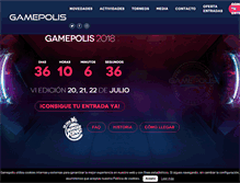 Tablet Screenshot of gamepolis.org